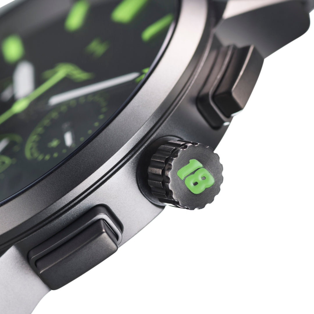 JETTSON.CO x MVMT CHRONO II (BLACK GREEN) WATCH