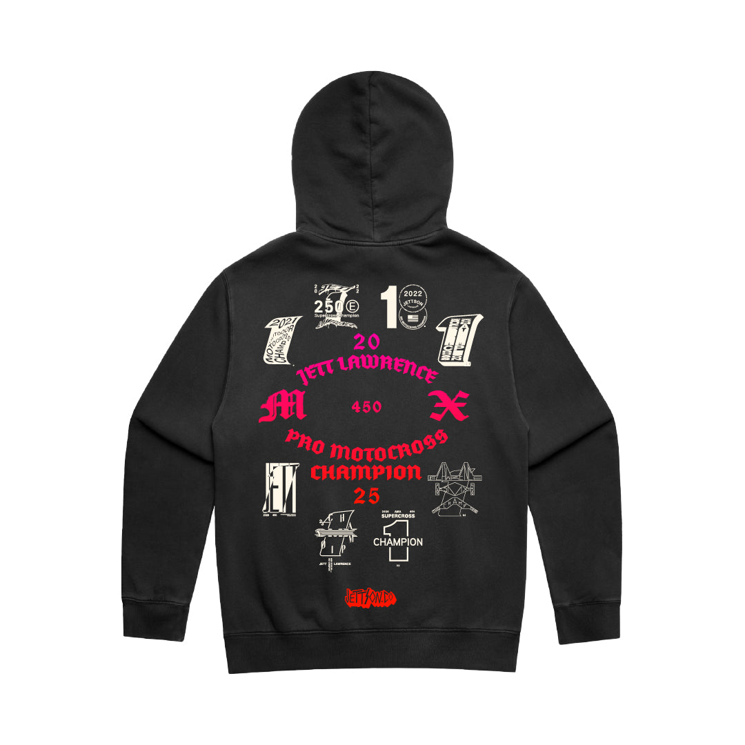MX25 CHAMPION HOOD BLACK