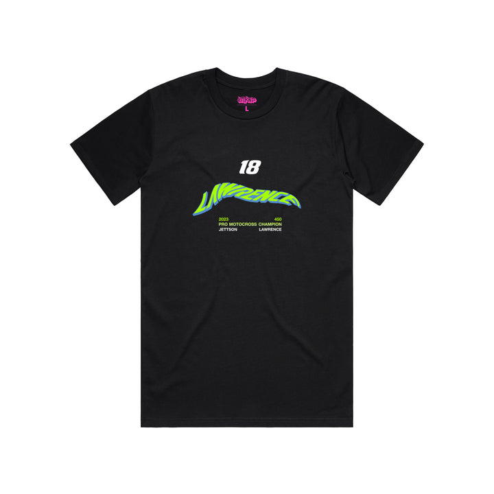 MX450 LAWRENCE CHAMP TEE BLACK