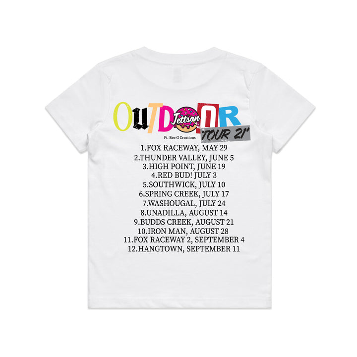 JETTSON ALBUM COVER T-SHIRT WHITE YOUTH