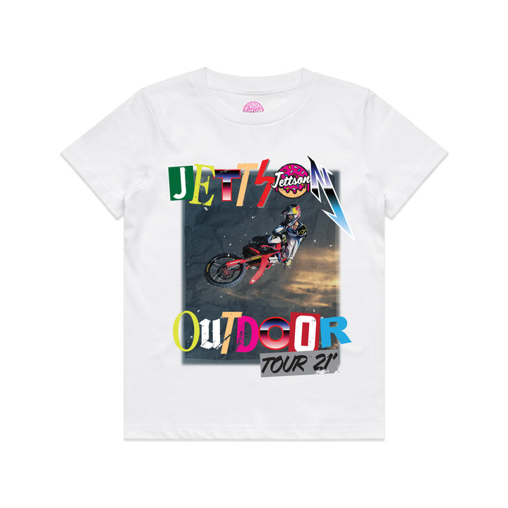JETTSON ALBUM COVER T-SHIRT WHITE YOUTH